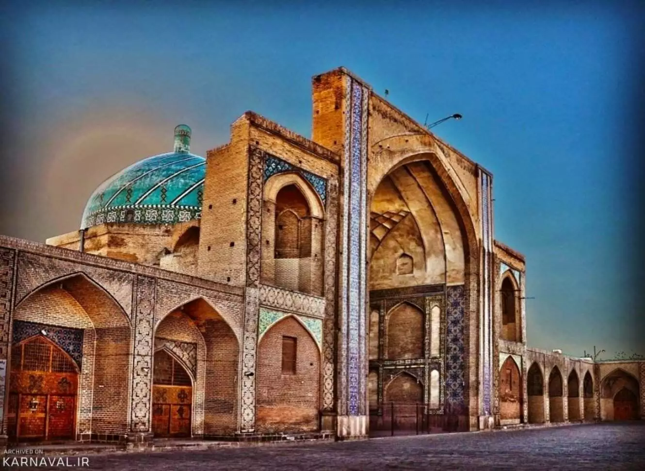 عکس مسجد جامع قزوین